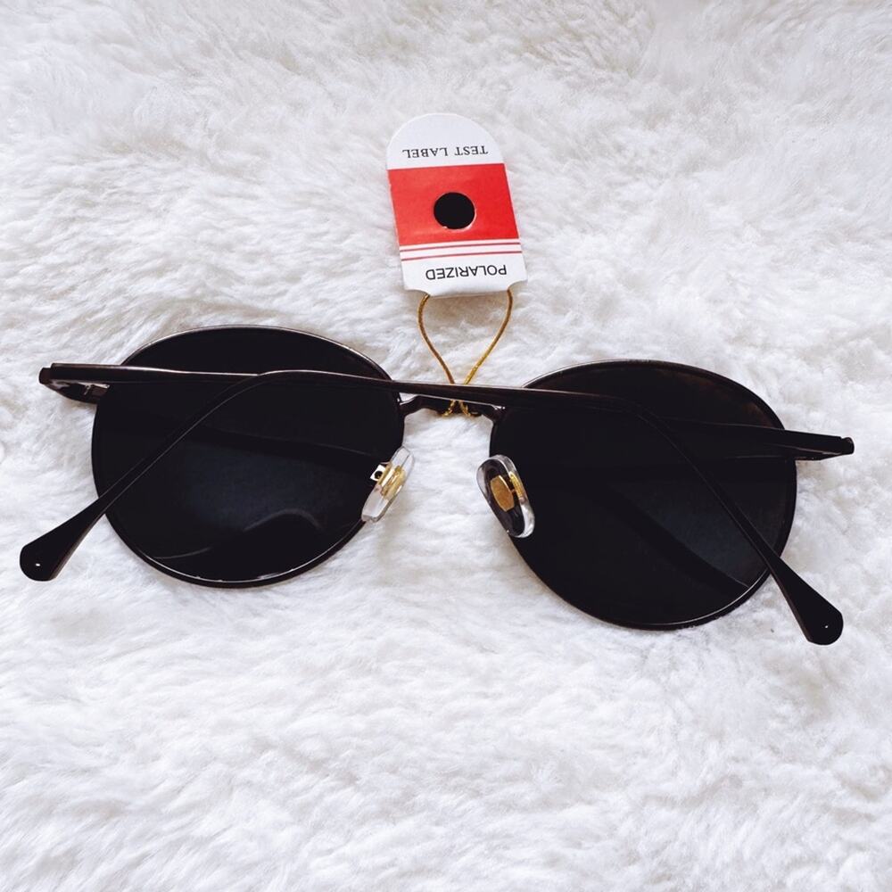 Brielle Bright Blue Polarized Mirrored Sunglasses - Picture 14 of 14